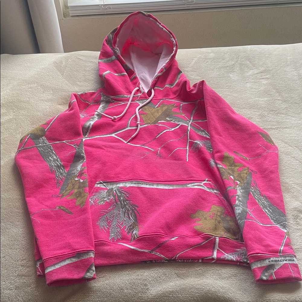 Realtree Pink and Brown Camouflage Hoodie